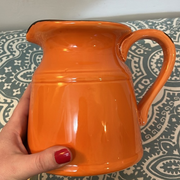 Orange Decorative Jug / Vase - Picture 9 of 10